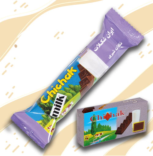 شکلات شیری پله ای